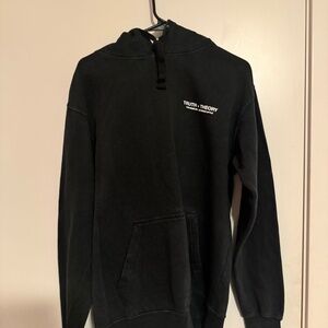 truth and theory womens large hoodie with design